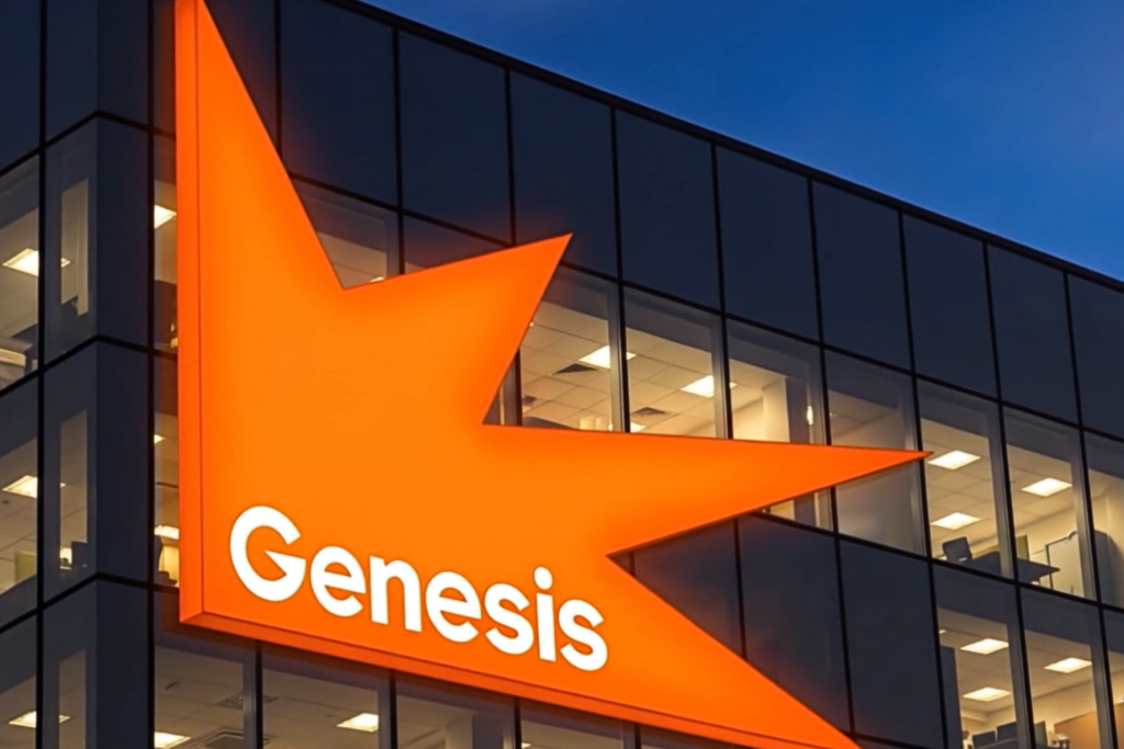 genesis energy logo on an office building