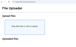 file uploader web application